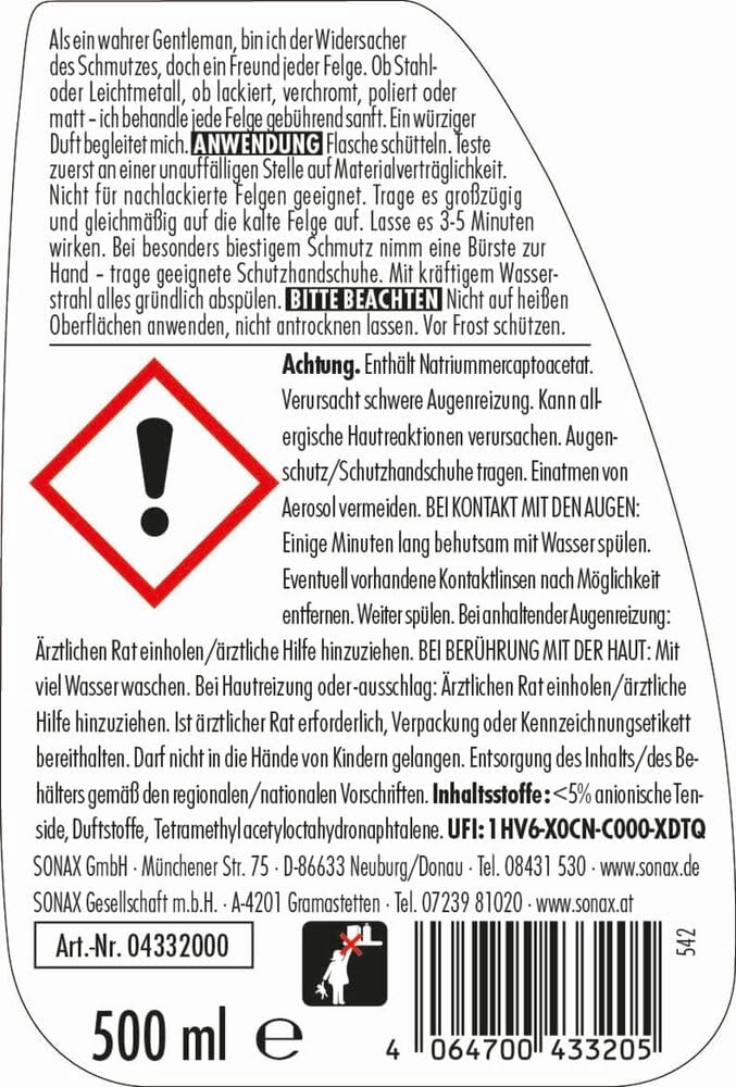 SONAX FelgenBeast (1 Liter)