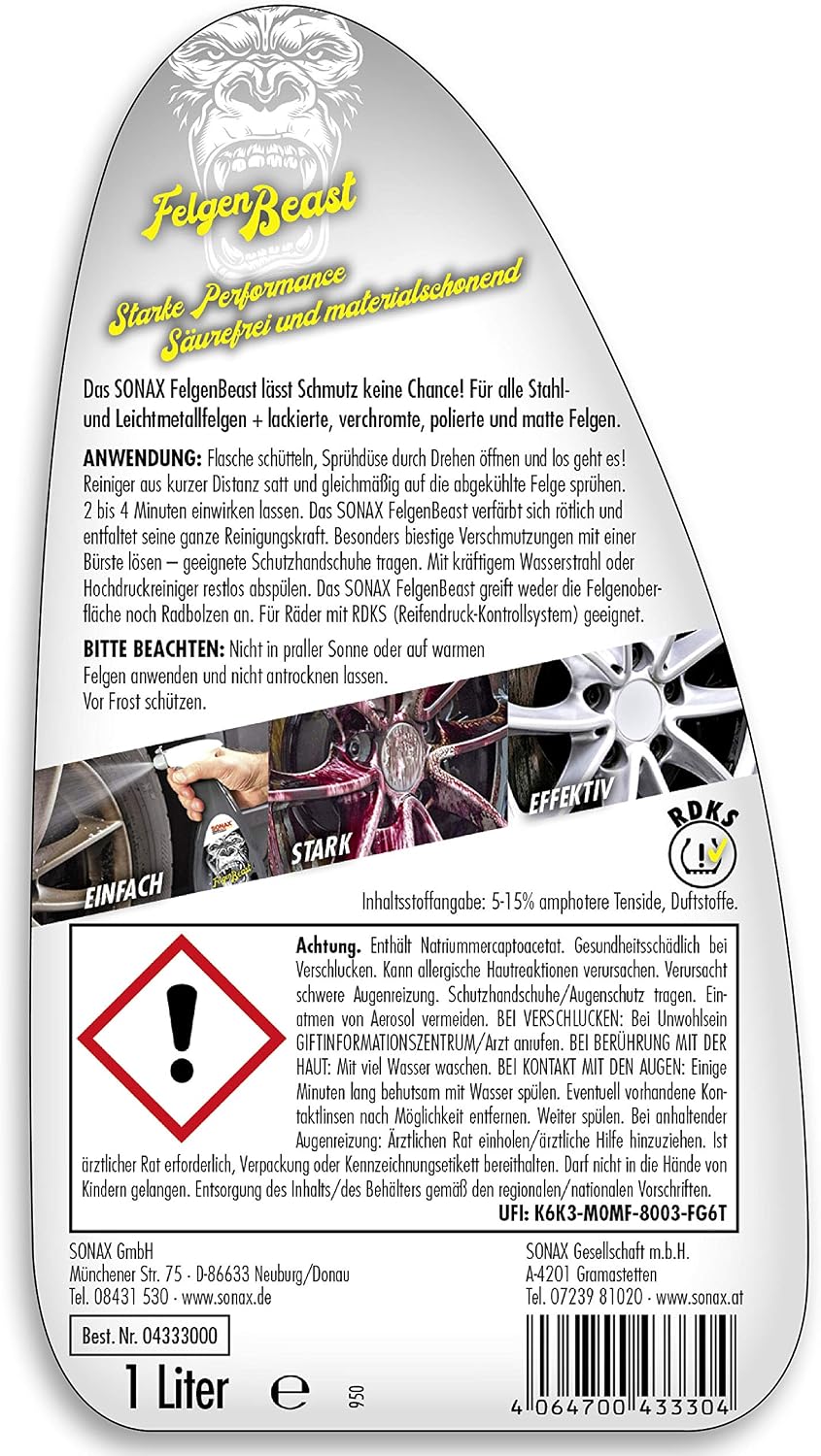 SONAX FelgenBeast (1 Liter)